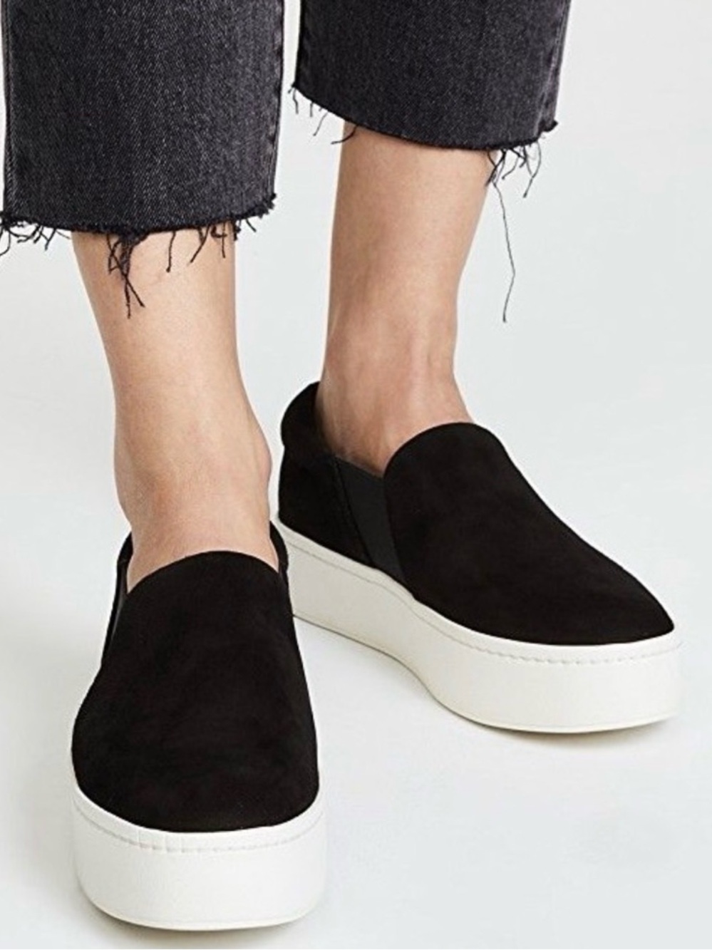 Vince Warren Slip-On Platform Sneaker Black 8